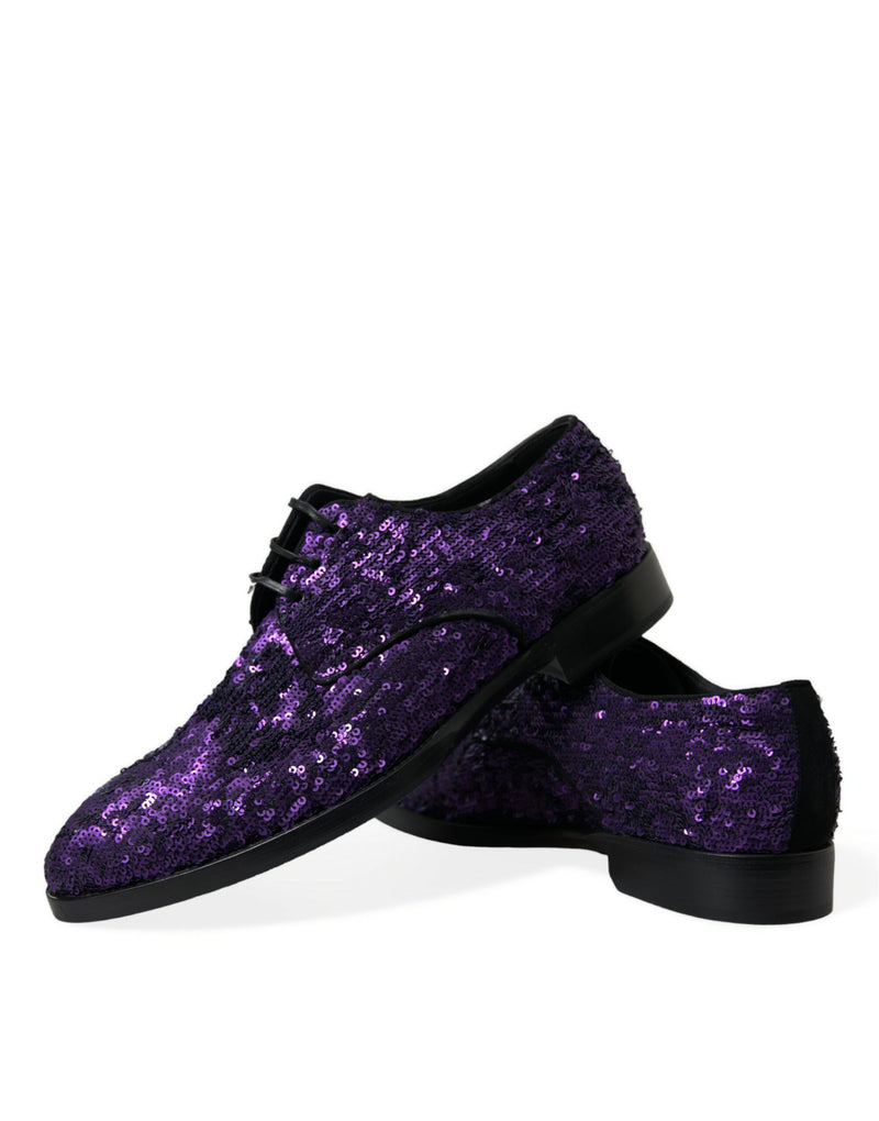 Chaussures de robe oxford à paillettes élégantes