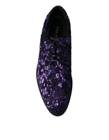 Eleganti scarpe da abito Oxford con paillettes