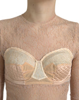 Eleganter Spitzenbustier -Top -Top