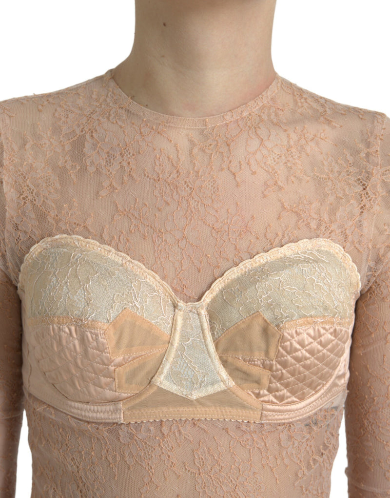 Eleganter Spitzenbustier -Top -Top