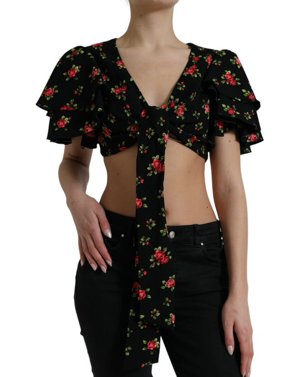 Imprimé floral Cropped Top Luxe Fashion