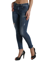 Chic Mid Taille Stretch Denim Jeans