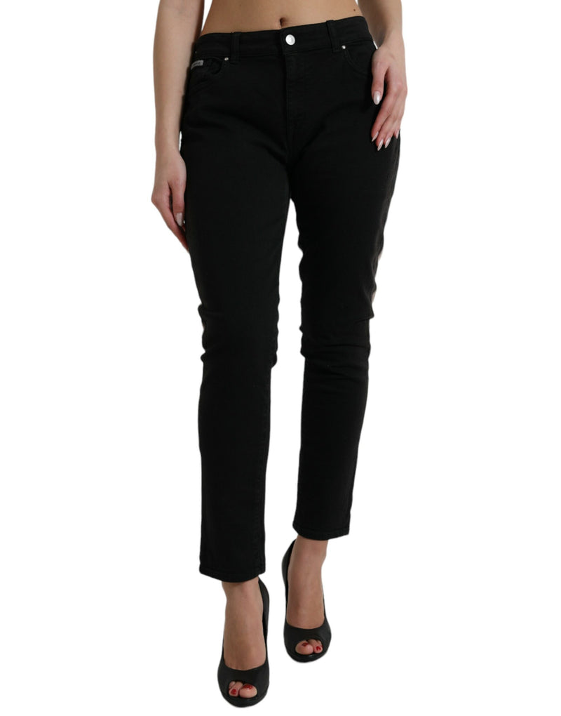 Elegante mittlere T-T-Tinten-Stretchjeans