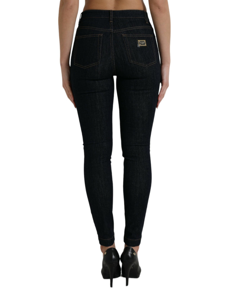 Sleek Mid-Wists Stretch denim Jeans