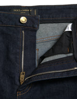 Sleek Mid-Waist Stretch Denim Jeans