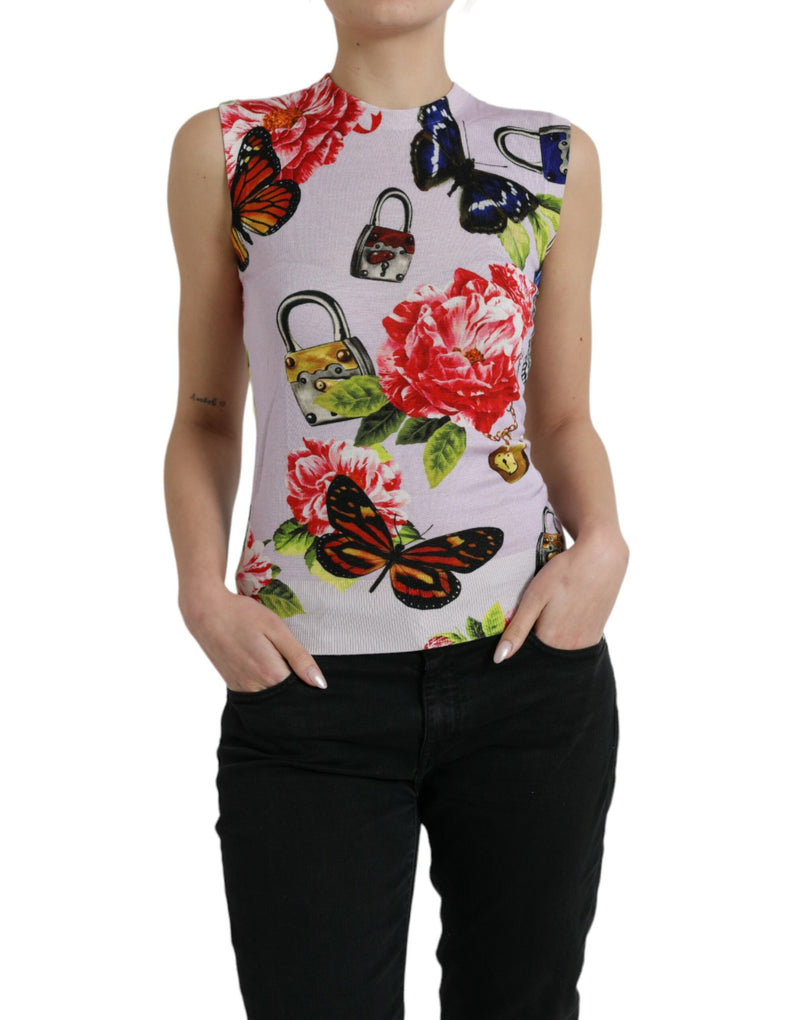 Eleganter Kaschmir-Silk-Mischung Tank Top