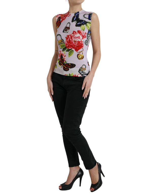 Eleganter Kaschmir-Silk-Mischung Tank Top