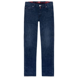 Eleganti jeans maschili di cotone tratto