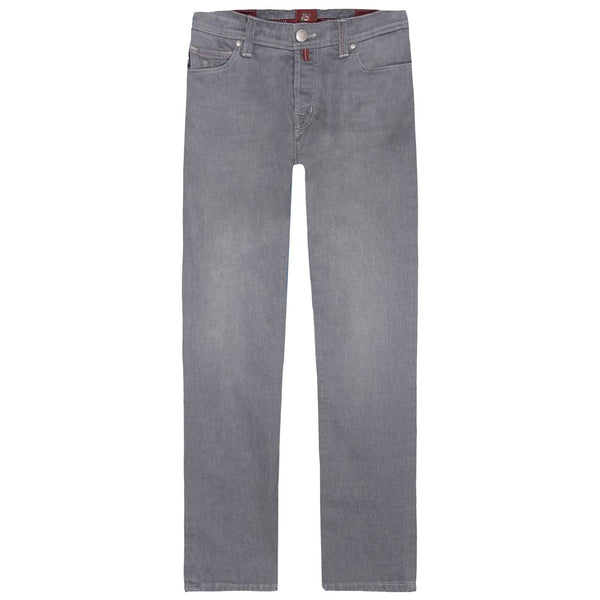 Gray Cotton Men's Jeans