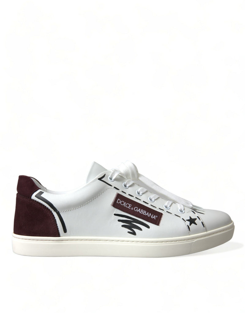 Sneaker Top Bordeaux White Bordeaux esclusivi