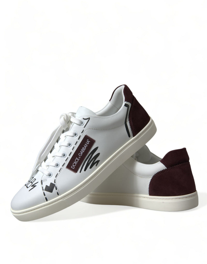 Sneaker Top Bordeaux White Bordeaux esclusivi