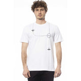 Élégant t-shirt à cou de coton blanc