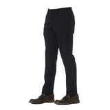 Pantalon élégant en laine noire pour hommes