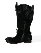 Opulente Gazellefell mittlerer Kalbstiefel