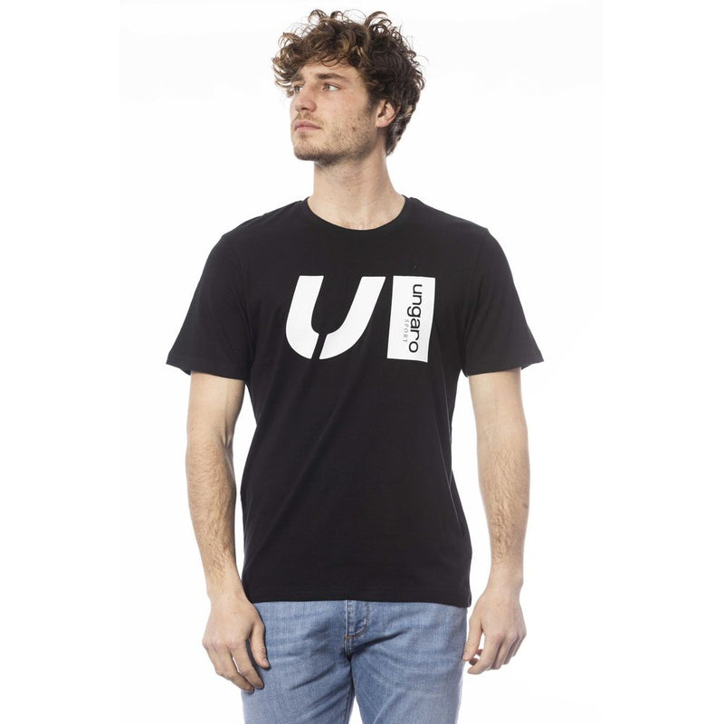 Sleek Ungaro Crew Crew Neck Logo Tee