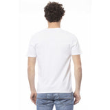 White Cotton Men T-Shirt