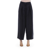 Black Cotton Women's Trouser