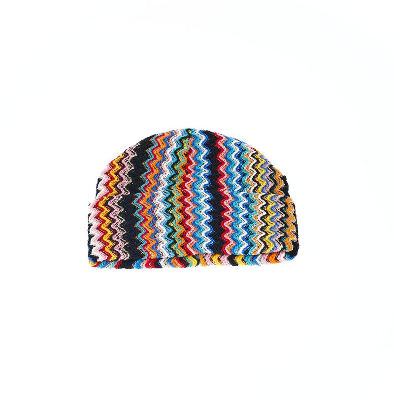 Chapeau multicolore fantastique géométrique chic