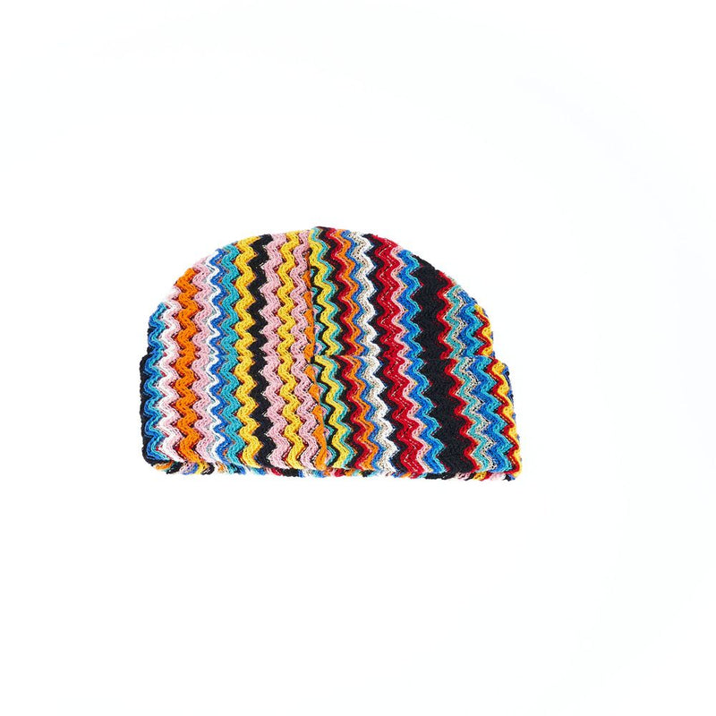 Sombrero multicolor de fantasía geométrica elegante