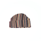 Gorro de lana multicolor de fantasía geométrica