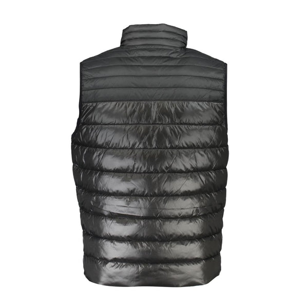 Gilet zip sans manches avec détail du logo