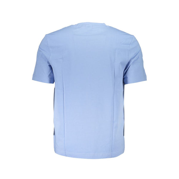 Elegant Light Blue Crew Neck Tee