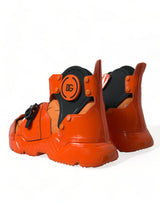 Charme de baskets haut-toit orange