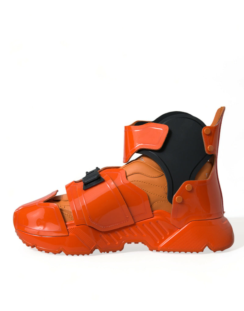 Orange luftiger High-Top-Turnschuhe Charme