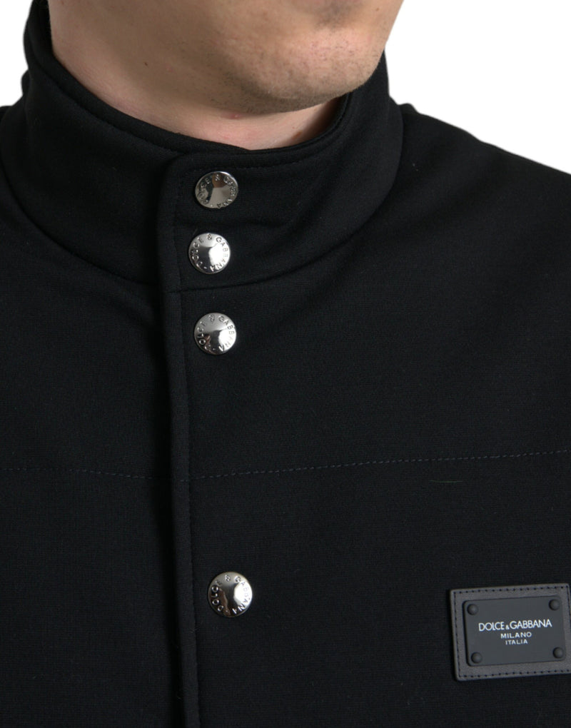 Elegante schwarze ärmellose Westejacke