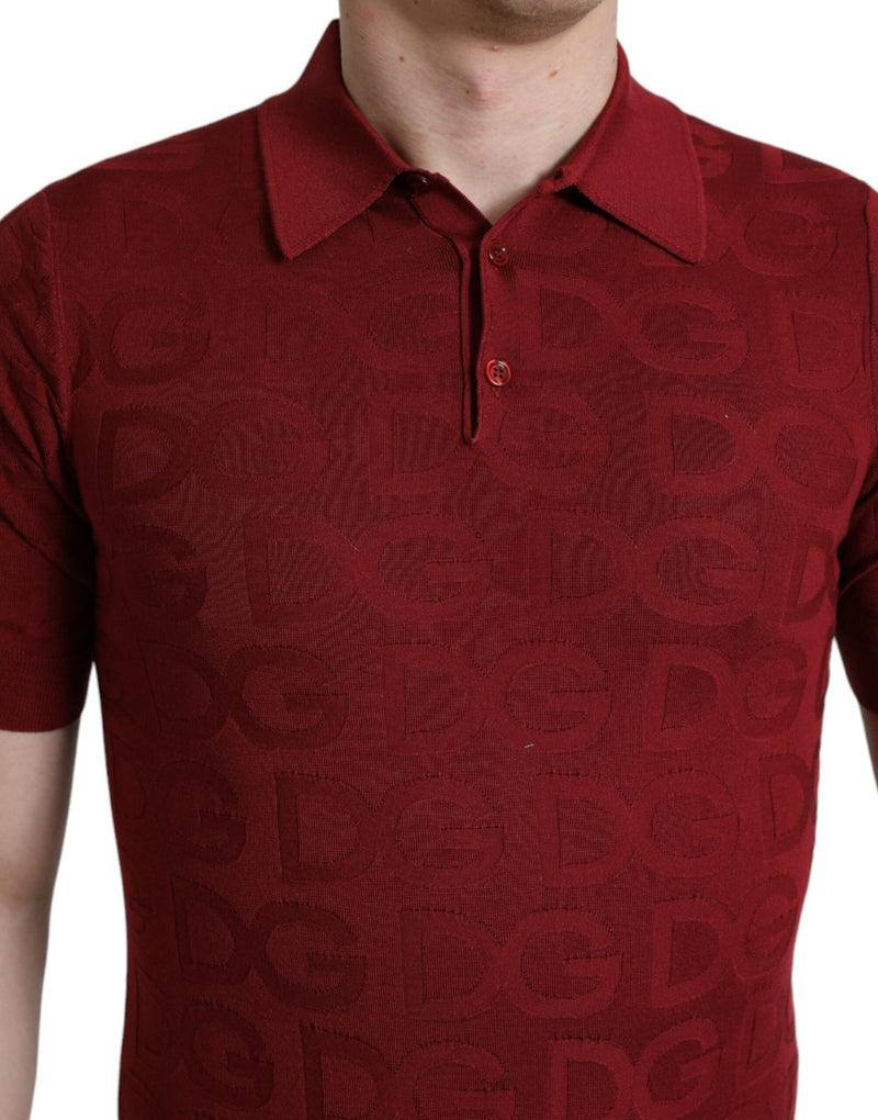 Camiseta de polo de seda elegante de seda