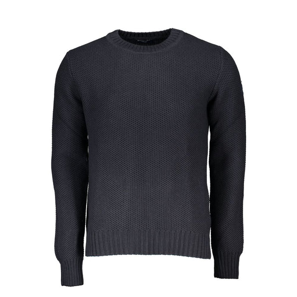 Eco-Conscious Crew Neck Sweater in Blue