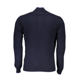 Chic Turtleneck Half-Zip πουλόβερ με λεπτομέρειες αντίθεσης