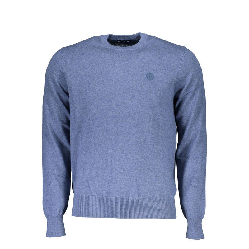 Eco-Chic Crew Neck Sweater in Blue