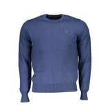 Crew Halsblauer, gemütlicher Pullover