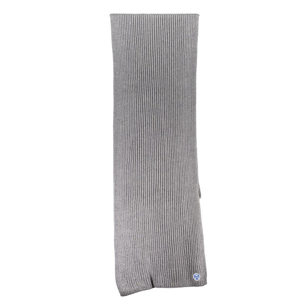 Gray Cotton Men Scarf