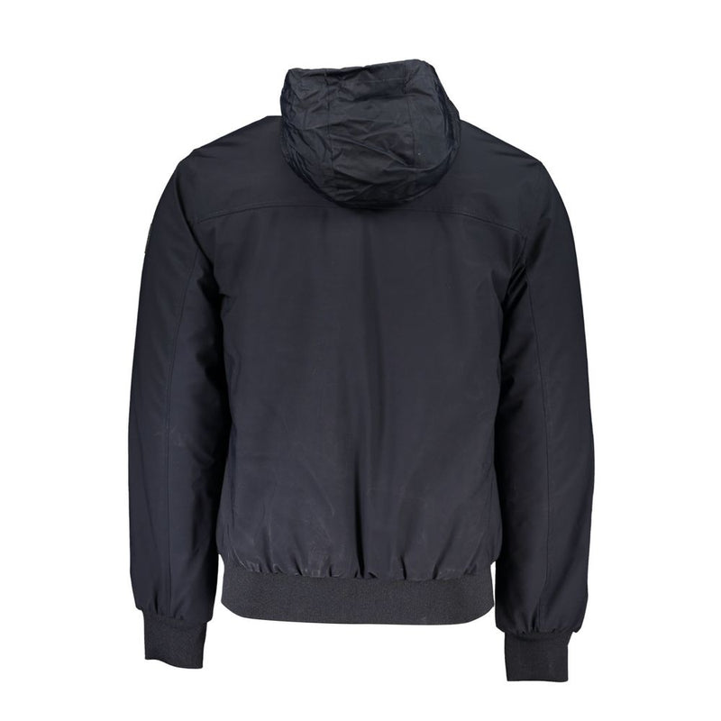 Blue Polyamide Men's Jacket