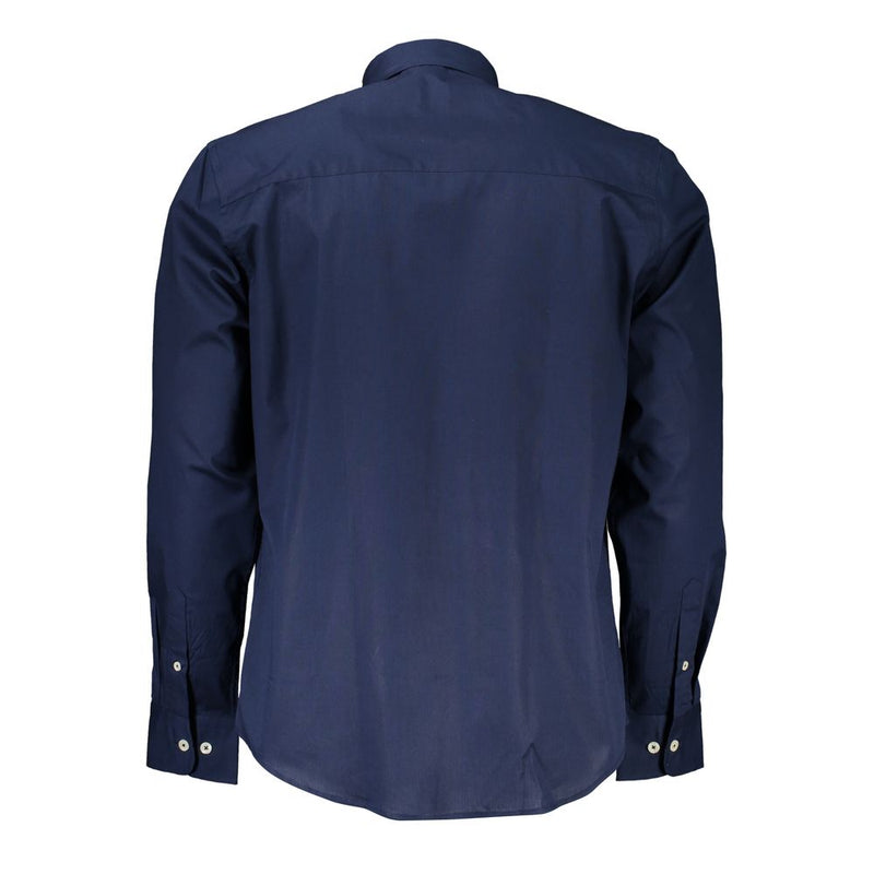 Chemise en ajustement régulier bleu écologique