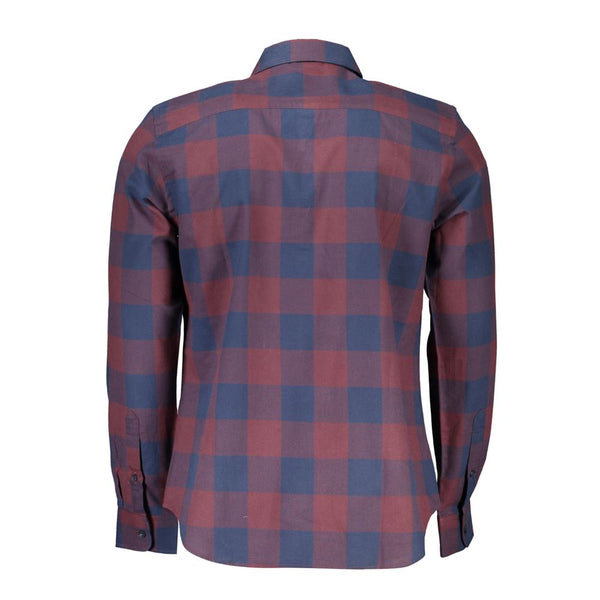 Chic Checked Long Sleeve πουκάμισο σε ροζ