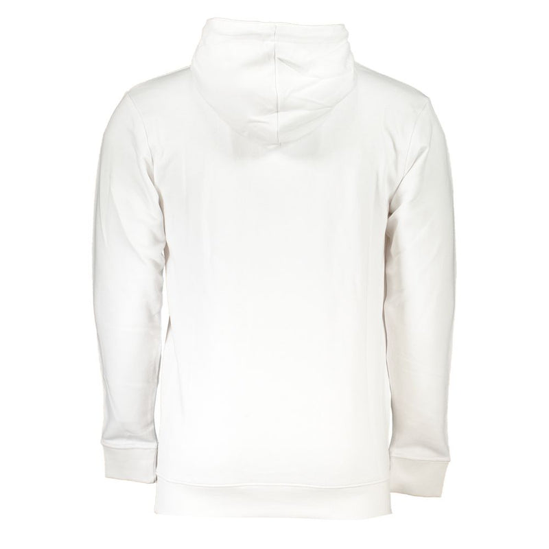 Sweat à capuche blanche chic avec imprimé exclusif