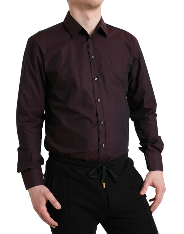 Chemise de robe marron marron élégante