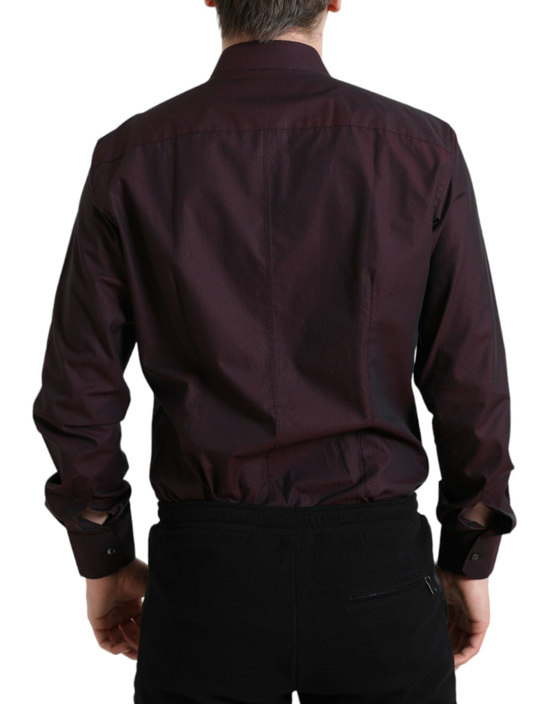 Chemise de robe marron marron élégante