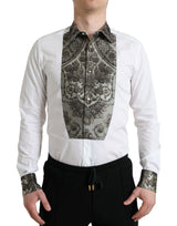 Camisa de vestir de manguito francés elegante Fit Fit French