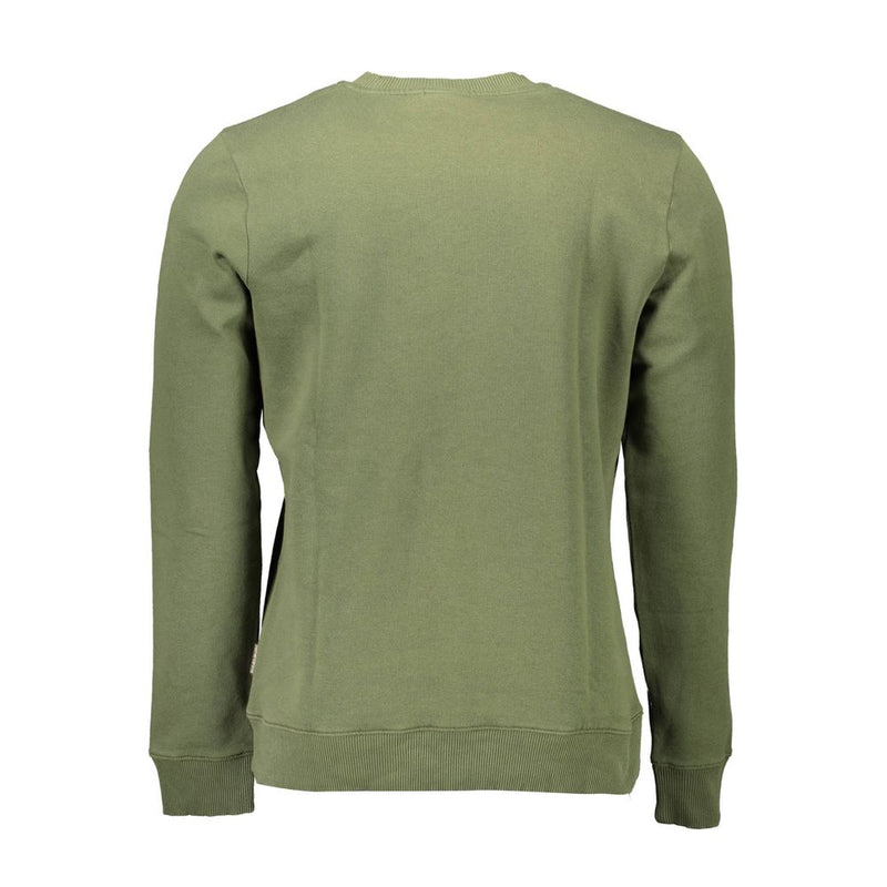 Emerald Cotton Blend Crewneck -Pullover