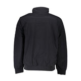 Sleek Long-Sleeve Zip Jacket in Black