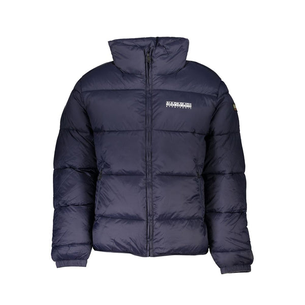 Öko-bewusste blaue Jacke mit elegantem Design