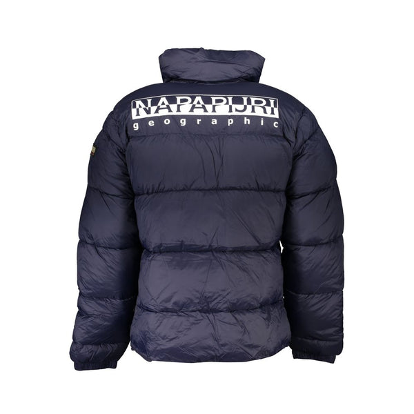 Öko-bewusste blaue Jacke mit elegantem Design