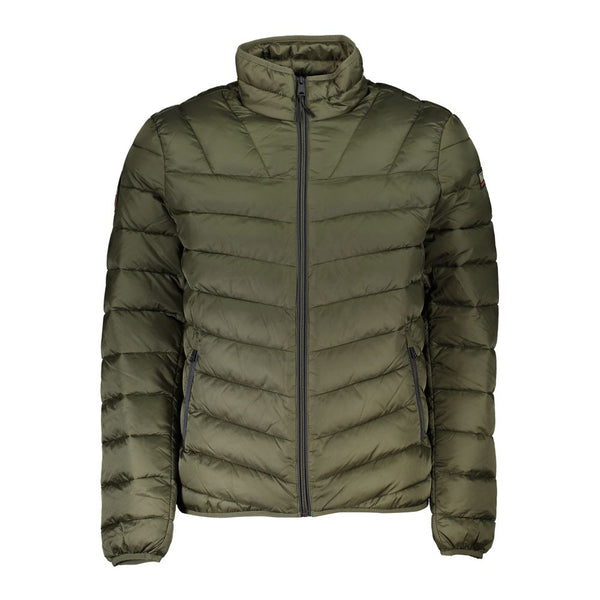 Green Polyamide Men Jacket