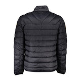 Veste zip à manches longues noire chic