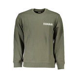 Green Fleece Crew Neck Spetshirt