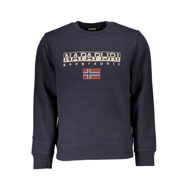 Regal Blue Crew Neck Fleece Pullover